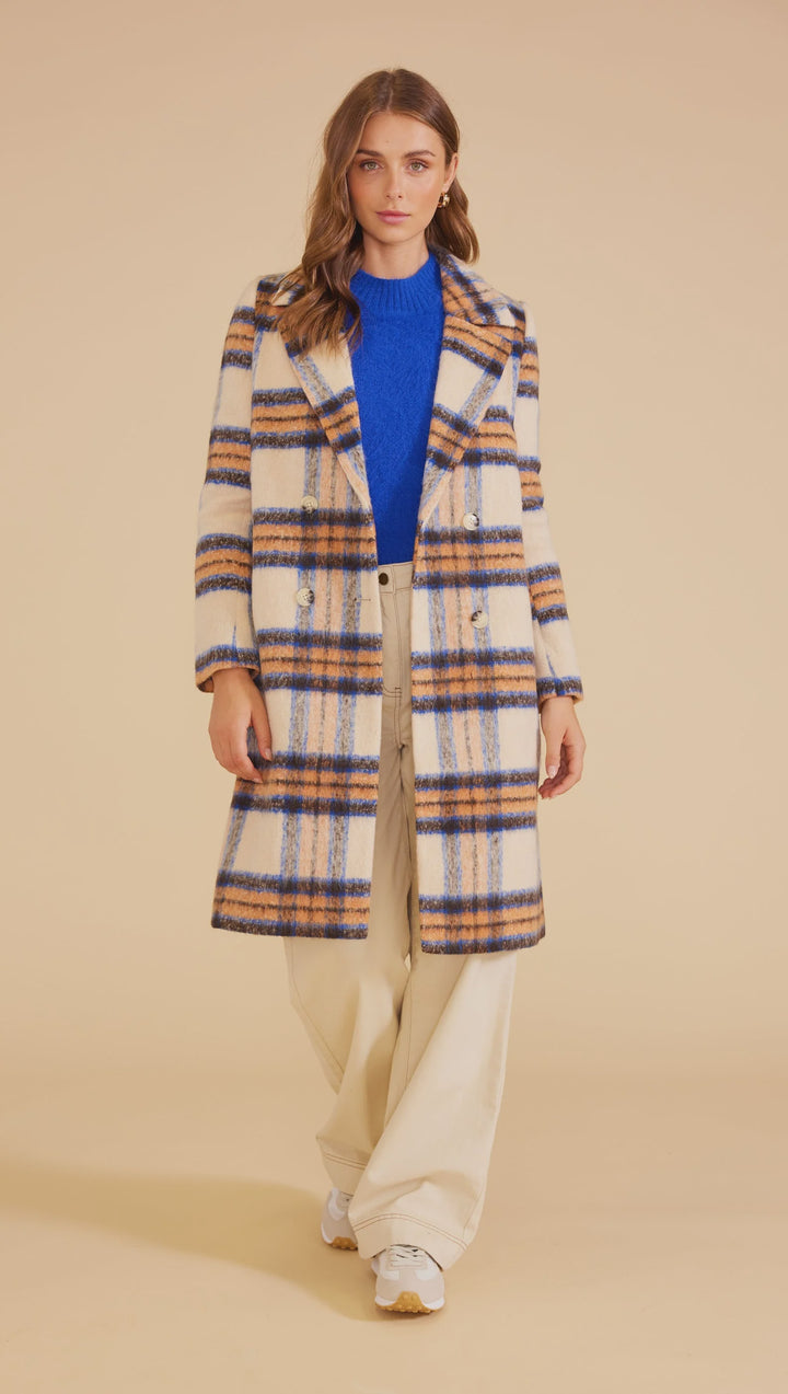 Minkpink Morgan Coat - Check