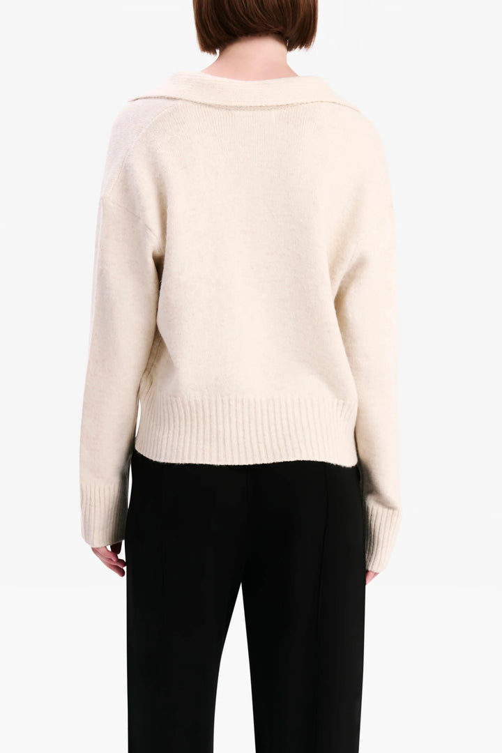 Kingsley Rugby Knit - Cloud