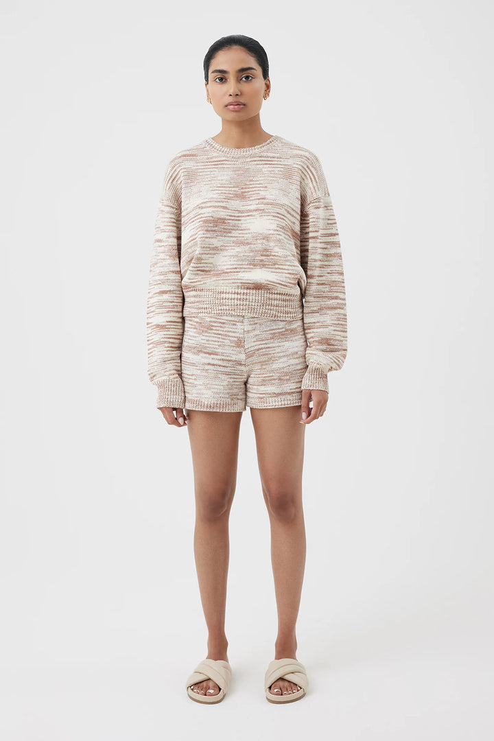 Reeves Knit Short- Biscuit