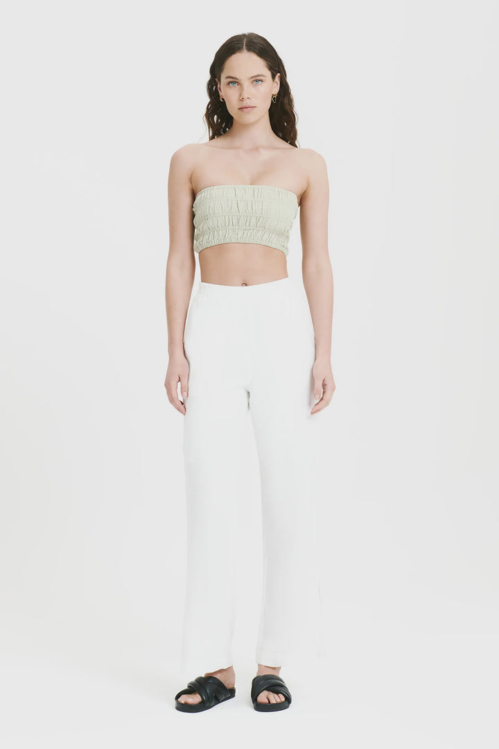 Oasis Poplin Bodice - Eucalyptus