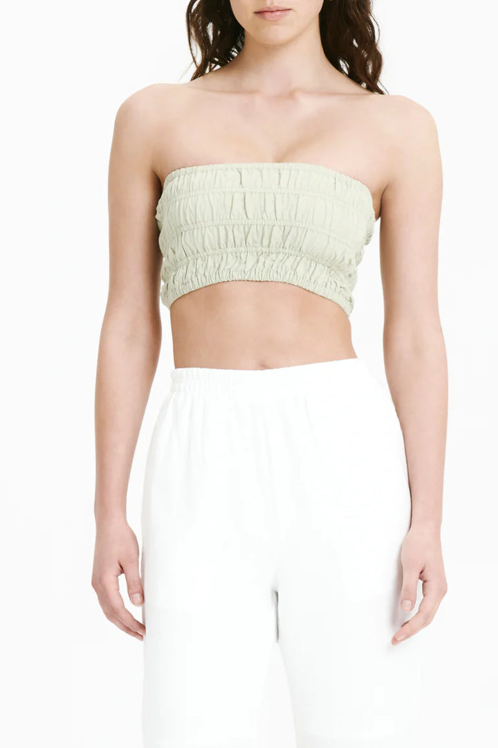 Oasis Poplin Bodice - Eucalyptus