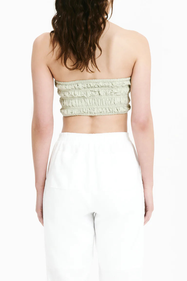 Oasis Poplin Bodice - Eucalyptus