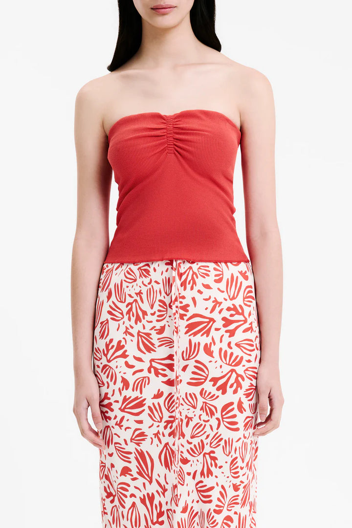 Desi Waffle Bodice - Coral