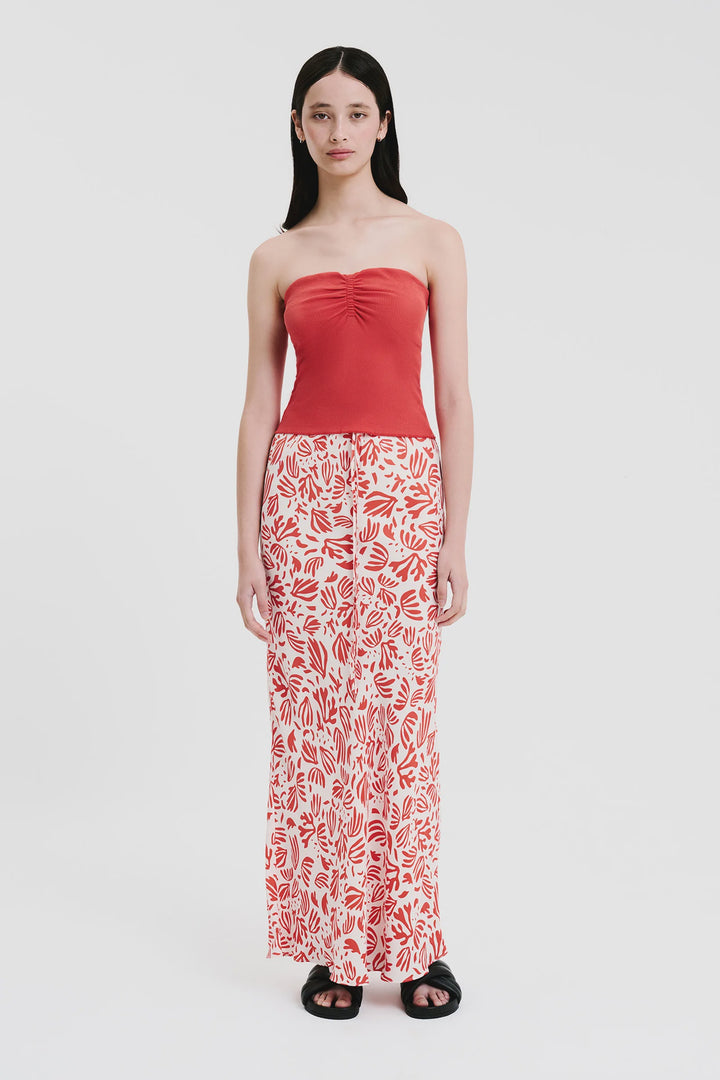 Desi Waffle Bodice - Coral