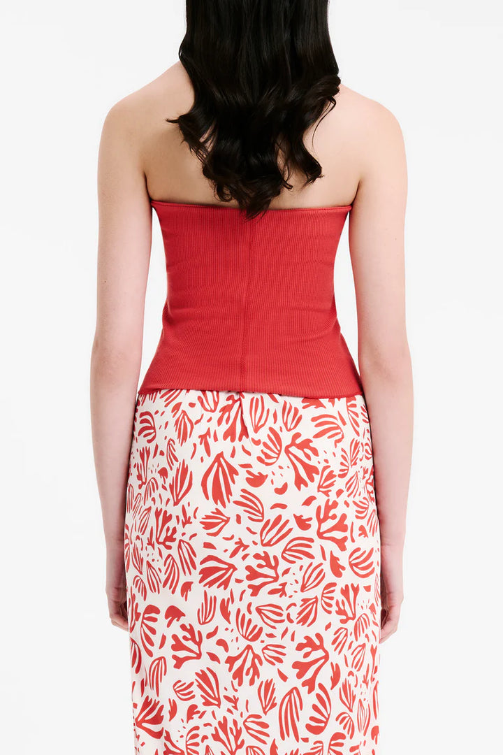 Desi Waffle Bodice - Coral