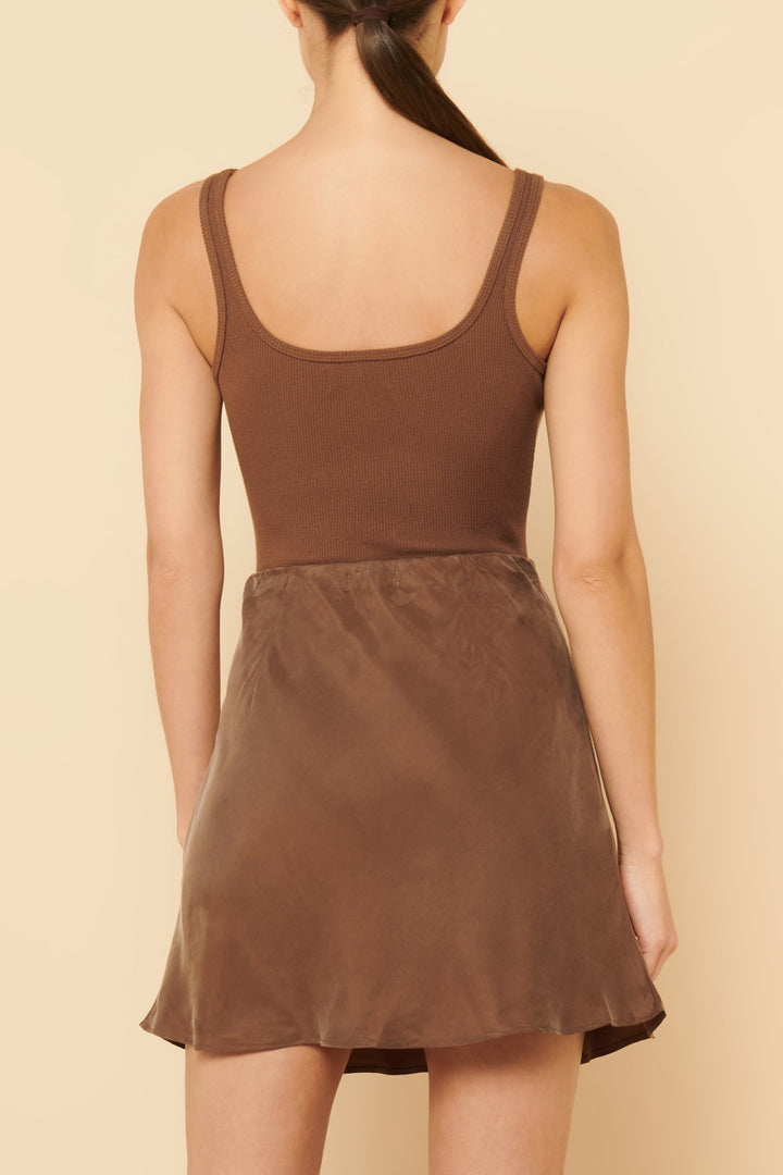 Dylan Waffle Bodysuit - Chocolate