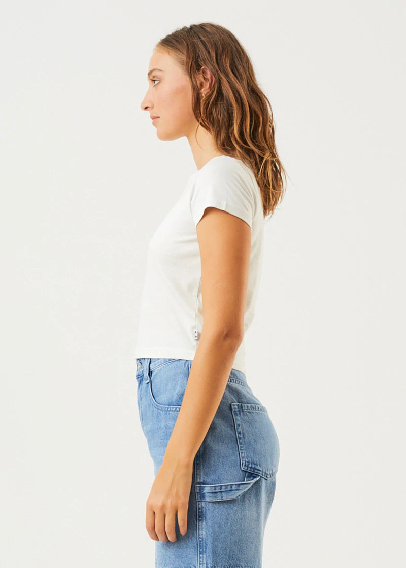 Dua Recycled Baby Fitted Tee - Off White