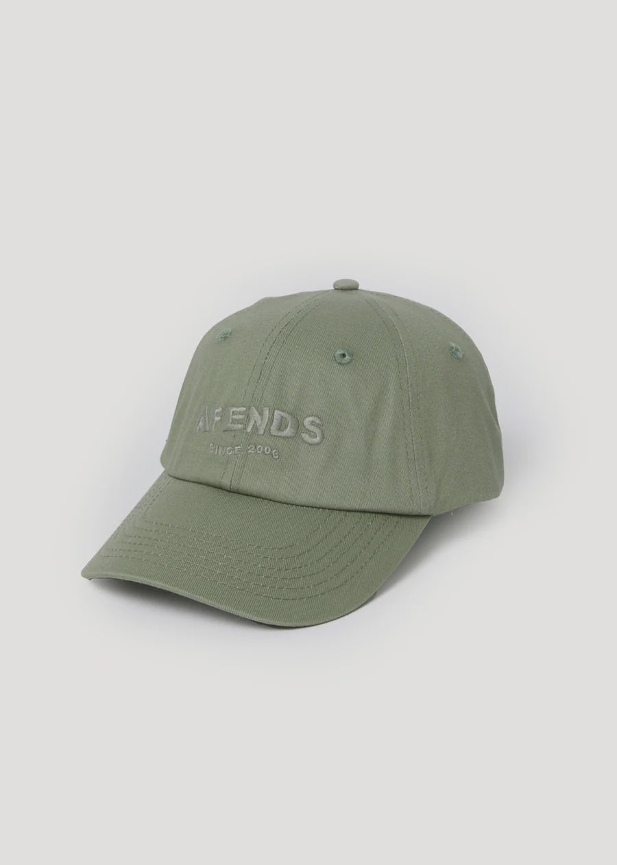 Afends Question Everything Afends Questions Recycled Siz Panel Cap - Eucalyptus – Birdie Blue