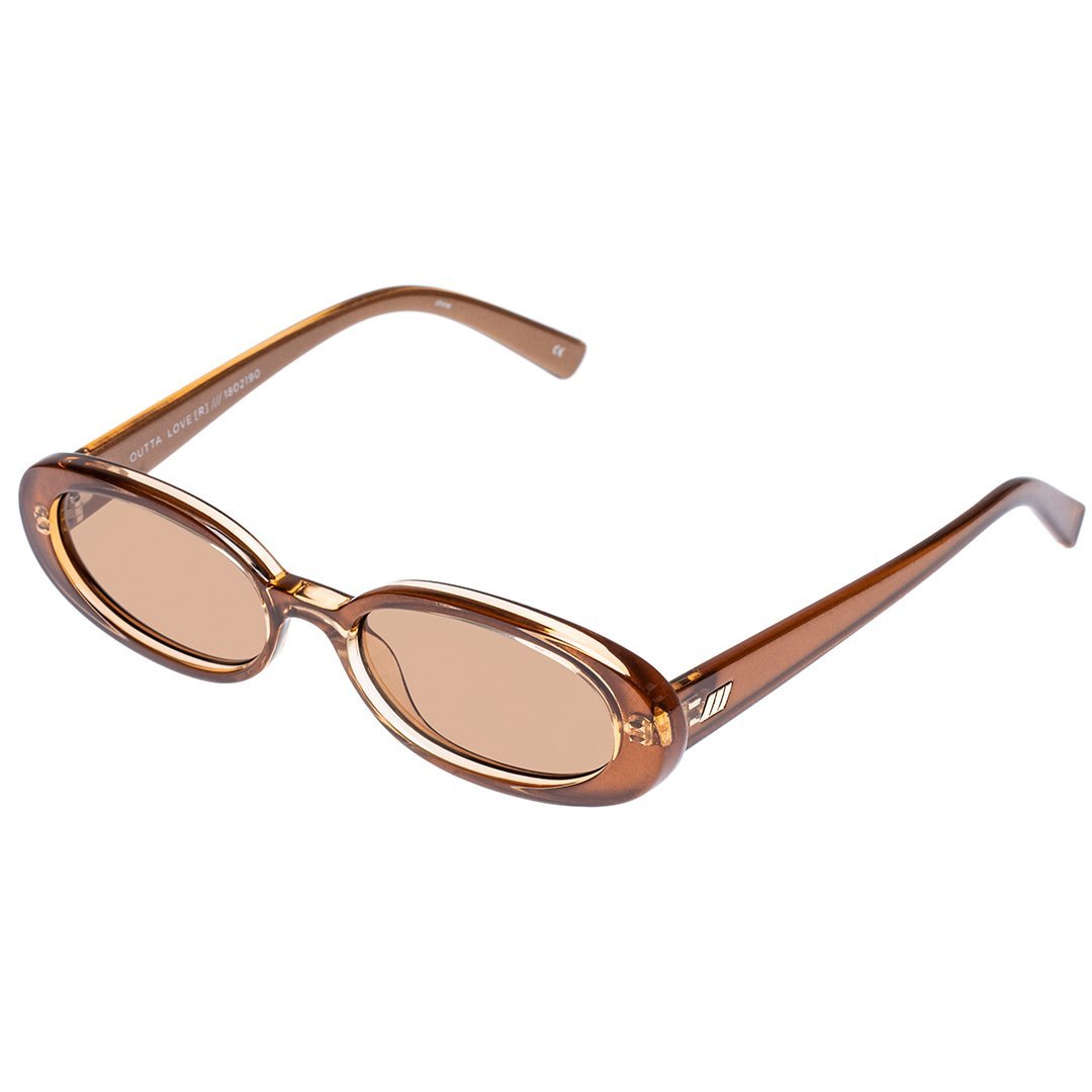 Le Specs Outta Love Sunglasses - Caramel-Tan Tint