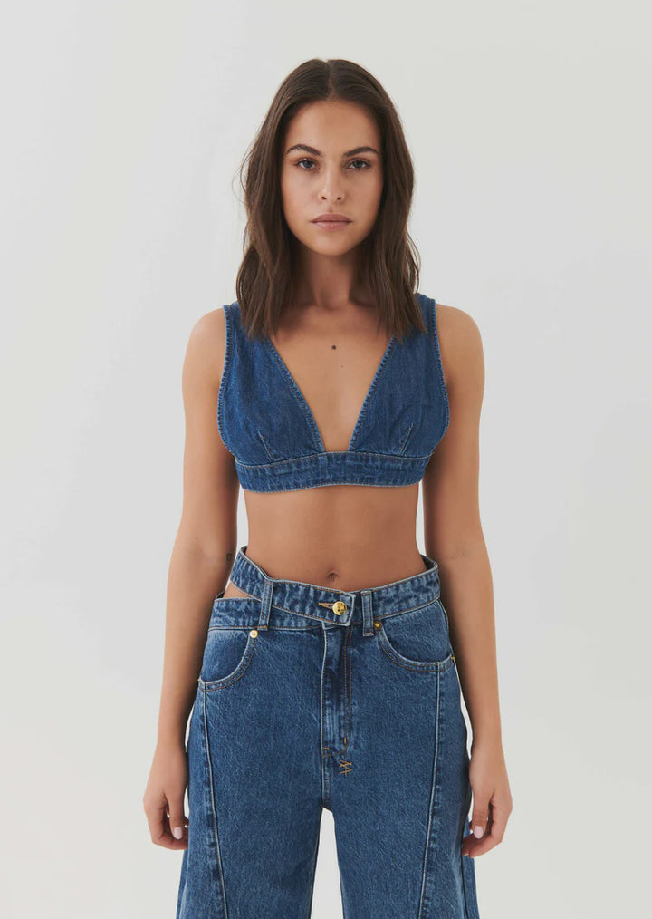 KSUBI X PE NATION Bra Runaway- Denim
