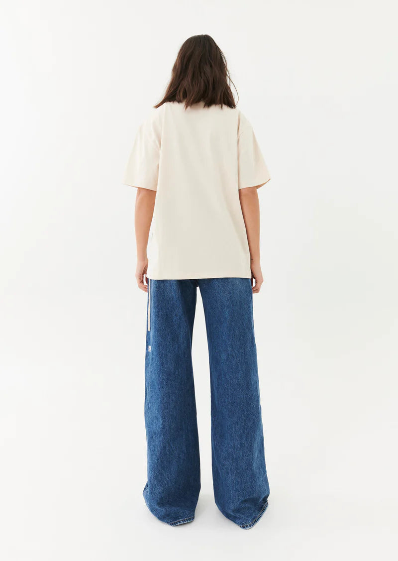 KSUBI X PE NATION Ecru Tee- Optic White