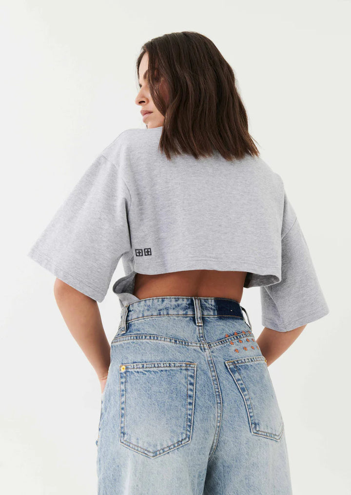 KSUBI X PE NATION Bodysuit- Grey Marle