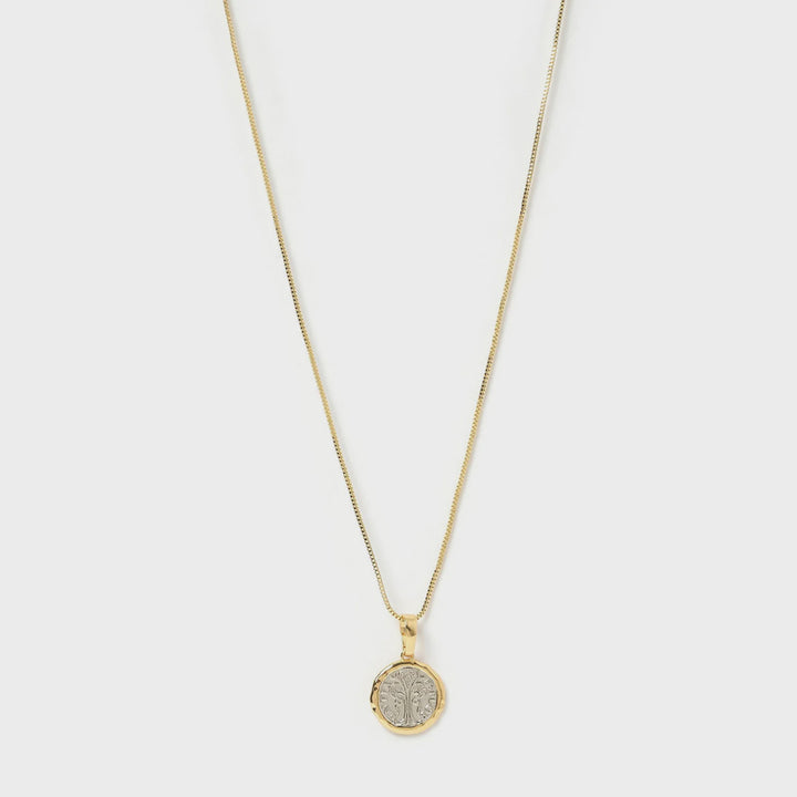 Arms Of Eve Piccolo Two Tone Charm Necklace