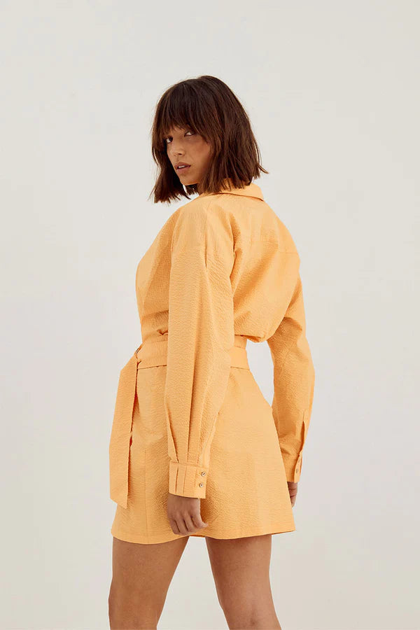 Pixie Shirt Dress - Honeycomb