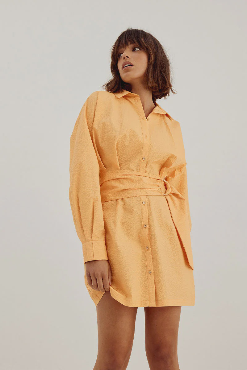 Pixie Shirt Dress - Honeycomb