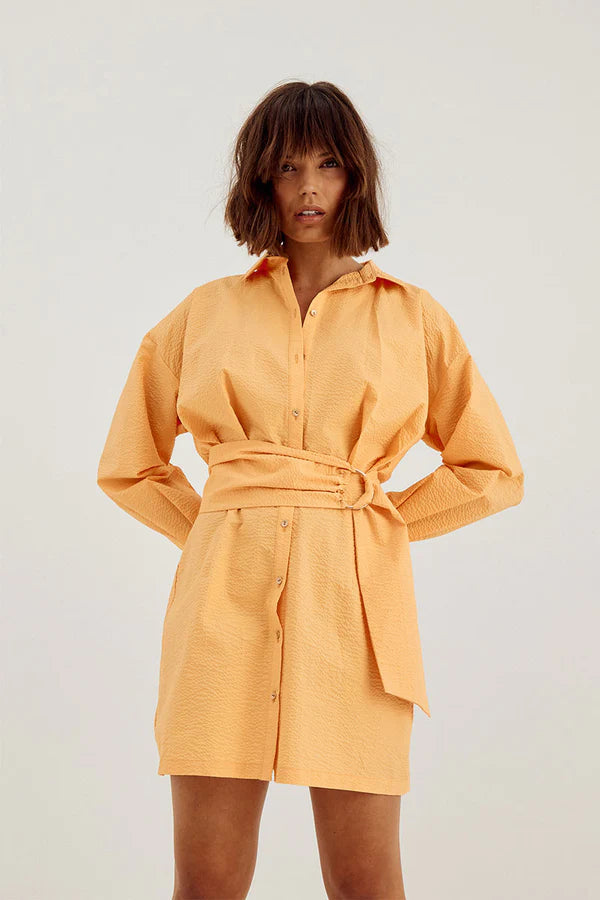Pixie Shirt Dress - Honeycomb