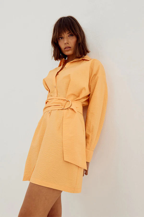 Pixie Shirt Dress - Honeycomb