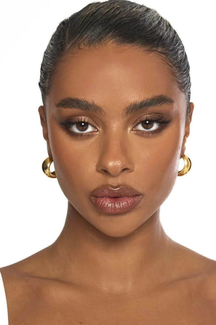 Haven C Shape Earrings - Gold