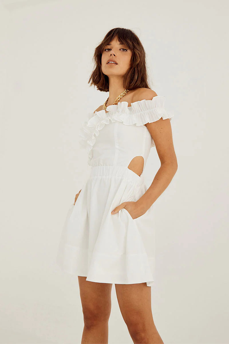 Rapture Mini Dress- White