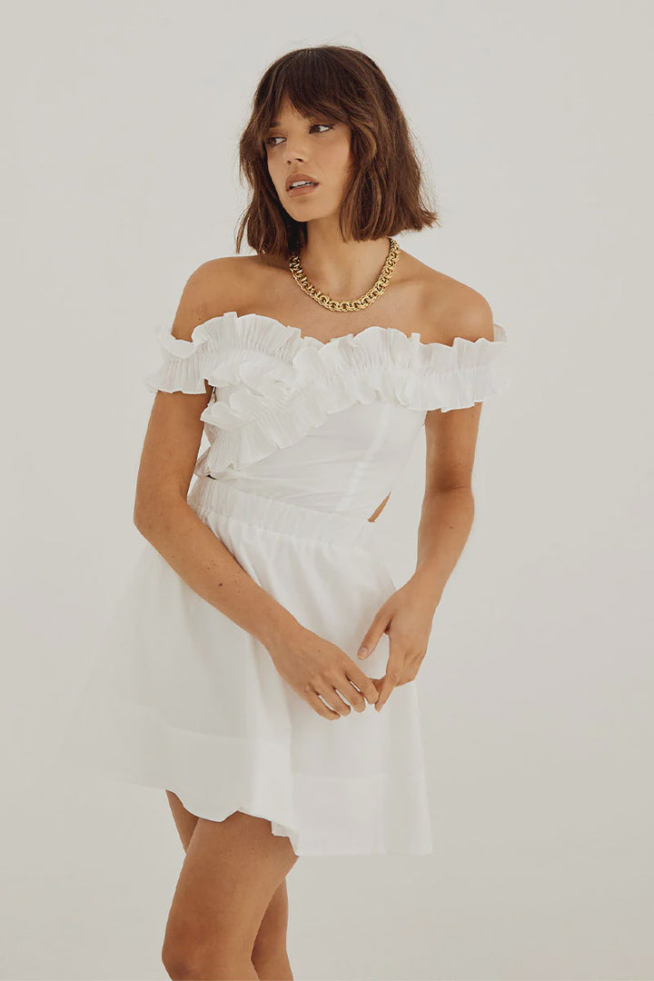 Rapture Mini Dress- White