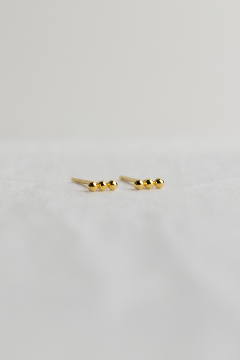 Remi Stud Earrings - Gold