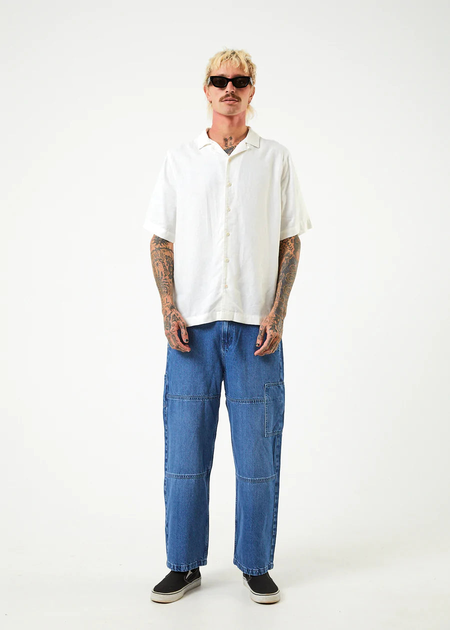 Daily Hemp Cuban Short Sleeve shirt - White