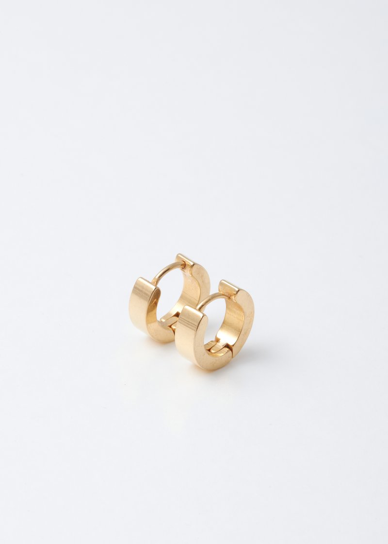 Seline Small Huggie Earrings - Gold