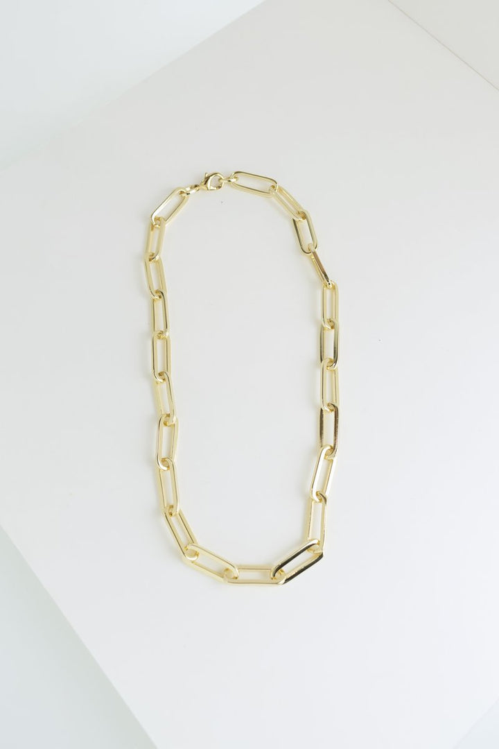 Shelby Chain Link Necklace - Gold