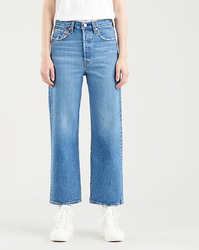 Levi's Ribcage Straight Ankle Jean - Jazz Jive Together Length 29