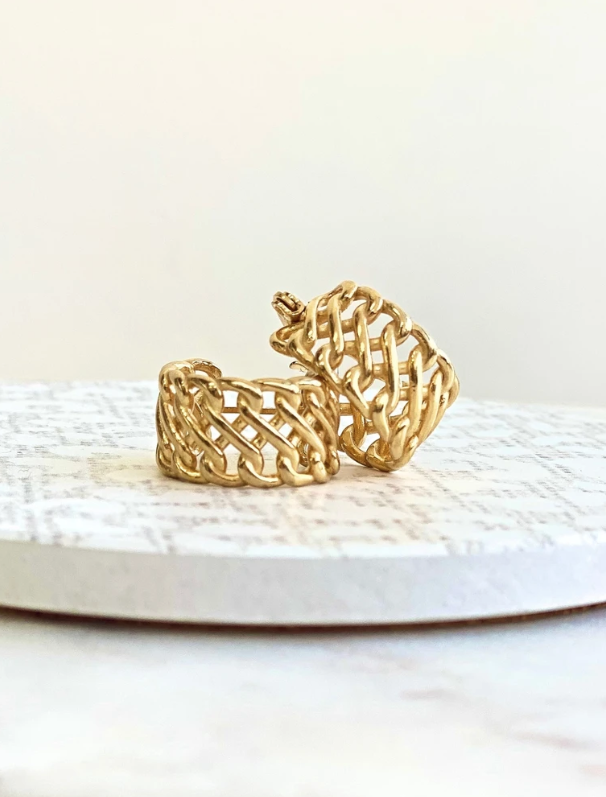 Jacinta Hoops - Yellow Gold