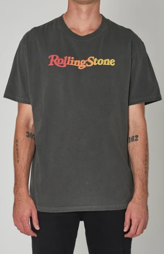 Rolling Stone 2020 Fire Tee - Washed Black
