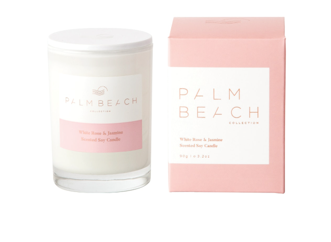 Palm Beach Collection 90g Mini Candle - White Rose & Jasmine