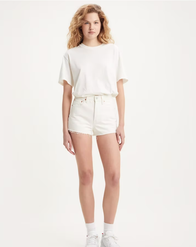 Ribcage Short White Stonewash