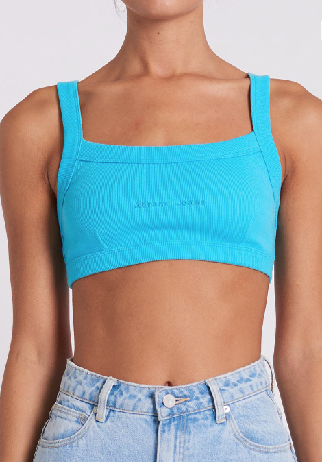 A Heather Crop - Turquoise