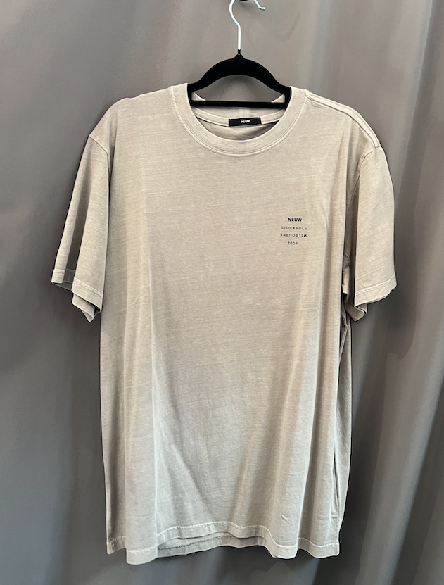 Organic Neuw Band Tee- Latte