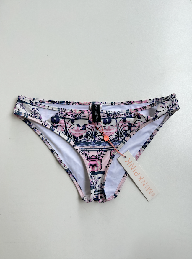 Minkpink Bather Bottom - Pink/Purple Floral Multi Print