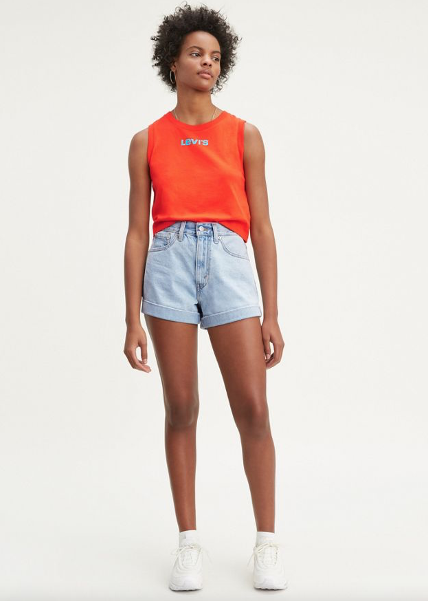 Levis mom sales shorts not kidding