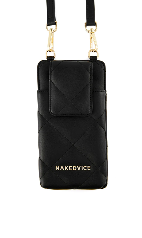 Nakedvice The Casey Mini Leather Crossbody Bag - Gold