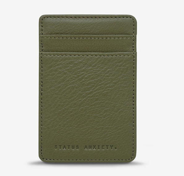 Status Anxiety Flip Wallet - Khaki