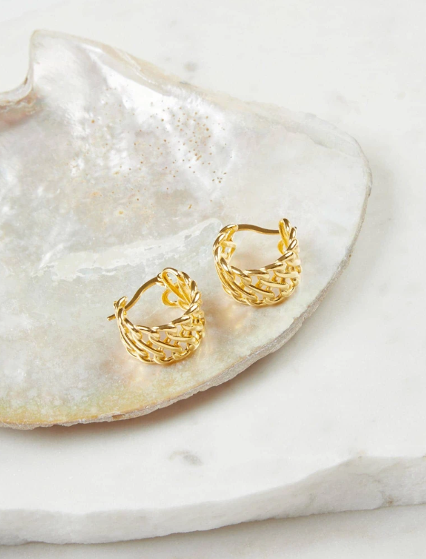 Jacinta Hoops - Yellow Gold