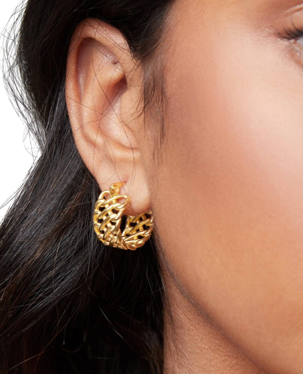 Jacinta Hoops - Yellow Gold