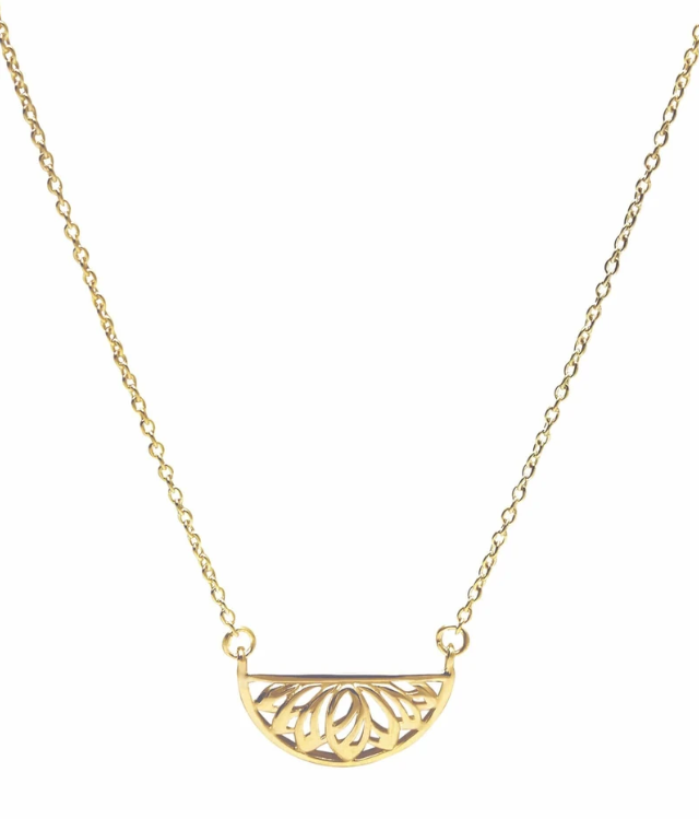 Desert Bloom Necklace - Yellow Gold