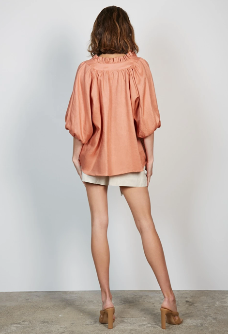 Palma Blouse - Rust