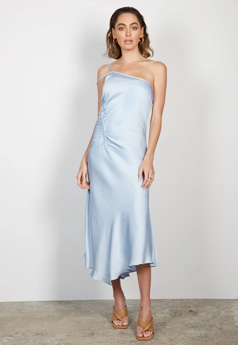 Zetta Midi Dress - Light Blue