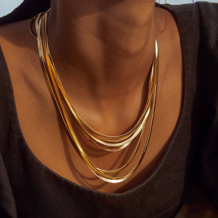 Celine Necklace 18 Inches Gold