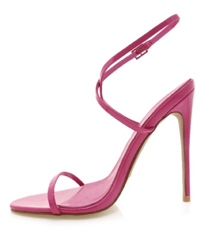 The Naked Sandal - Pink Patent