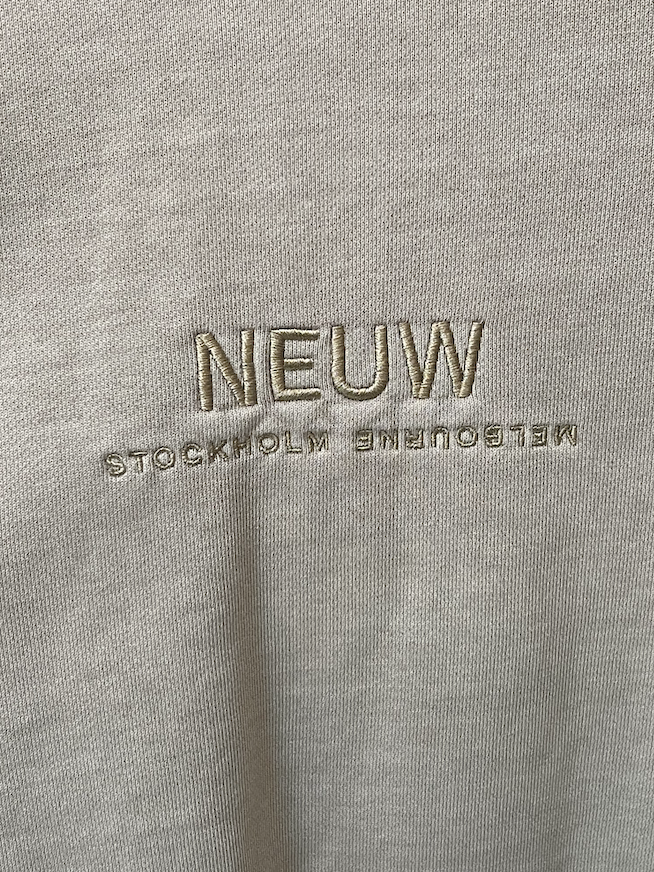 Neuw Embroidery Crew- Latte