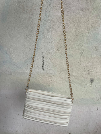 Elora Cross Body Bag- Bone