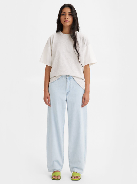 Baggy Dad- Light Indigo Wash