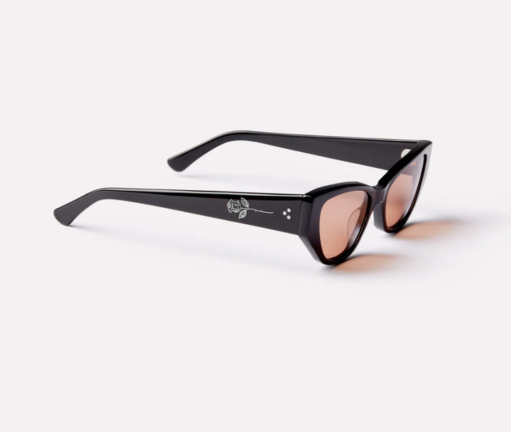 Epøkhe Reprise x Jack Freestone Sunglasses - Black Polished/Bronze Amber Polarized